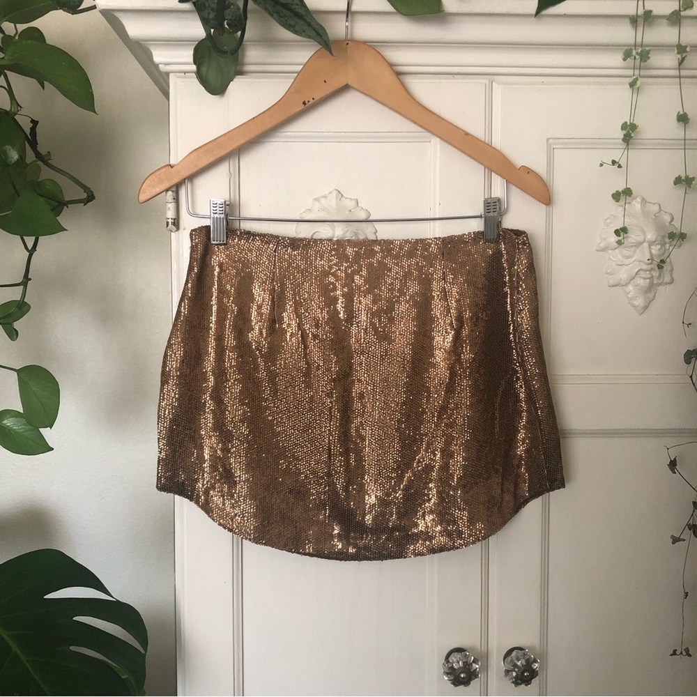 Pins & Needles sequin mini skirt